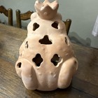 Partylite Terracotta Frog Prince Fairy Lamp Tea Light Votive Candle Holder