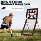 Lacrosse Rebounder For Backyard 4x7 Ft Lacrosse Bounce Back Net With Target