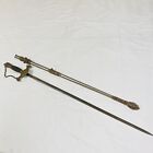 Antique Knights Of Pythias Sword   Scabbard Named Ornate Lion Pommel Look  