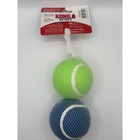Kong Sport Balls Abs18 Dog Toy Large 2-pack Green Blue Chew
