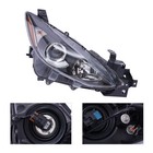 For 2014-2016 Mazda 3 Passenger Side Halogen Clear Headlight Assembly Bpw1510k0