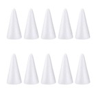 20pcs Christmas Cones Children Handmade Craft Cone Accessories Children Foam