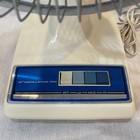 Vintage Lasko 12  Oscillating 3 Speed Fan Translucent Blue Blade Tested