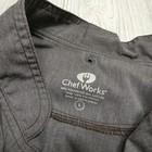 Chef Works Jacket Shirt Adult Large Gray Long Roll Sleeve Work Uniform Cook