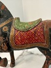 Indo Persian Mughal Carved Horse Antique