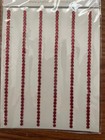 Craftbuddyus 220pcs 3mm Red Self Adhesive Diamante Rhinestone Strip Gems  Diy  