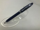 Aurora Ipsilon Deluxe Ballpoint Pen - Blue With Chrome Trim - No Box New