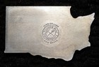 1971 Washington 1889 Lewis   Clark Pioneer Mint 2oz 999 Fine Silver Bar C5463