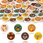 Pcs Thanksgiving Mini Erasers Bulk Cute Turkey Pencil 60 Thanksgiving Turkey