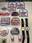 Large 48 Piece Lot Of Bowling Awards  Patches  Magnets  Pins    Watches Oh My 