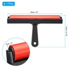 8  Rubber Roller Brayer Rolling Tools For Printing Printmaking  Red