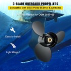 Boat Propeller 14 1 4  X 21  Aluminum 3-blade Propeller Volvo Penta Oem 3817469