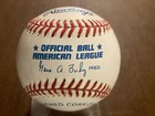 Whitey Ford Signed Official American League Gene Budig   President