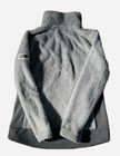 The North Face Jacket Osito Womens Medium Fuzzy 2 Tone Dusty Blue Gray Full Zip