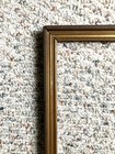 Vtg  1930s Gold Wood Picture Frame  Fits 8 - 1 16  X 11 - 1 4   As Is Condition