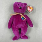 Ty Millennium The Bear Beanie Baby 1999 Plush Toy Stuffed Animal Mwmt Pink