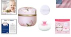 Chic Portable Dusting Powder Puff With Floral Design - Ideal For Home   Travel