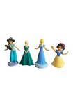 Lot Of 4 Disney Small Mini Action Figures Princess Toys Junk Drawer Cinderella