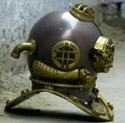 Antique 18  Diving Brass U s Navy Mark V Diving Divers Helmet Replica Gifts