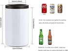 8 Packs Sublimation Can Cooler Blanks 12 Oz Insulated White 