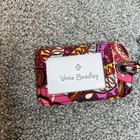 Vera Bradley Luggage Tag Id Holder Pink Paisley One Size Nwt Travel Wrist Strap