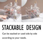 Sunglass Storage Box Acrylic Eyeglass Organizer Make-up Storage Drawer Tray J   