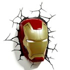 Verisimilitude Spider-man Iron Man Super Heroes Series Lamp 3d Led Night Light 