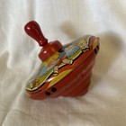 Vintage Ohio Art Tin Top Spinning 6    Benjamin