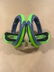 Orbit Wheels Sharper Image Green Wheel Propelled Inline Skates  Good Condition 
