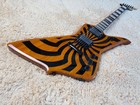 Spiral Pattern Electric Guitar  Mahogany Body  Maple Neck