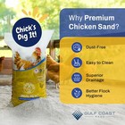 Premium Chicken Sand  Odor Eliminating Bedding For Chicken Coops  50 Lb Bag