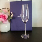 Swarovski Crystalline Toasting Flute Champagne Glass  1 Only  Crystal Stem New 