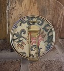 Vintage Mirror Purse Compact Style Double Folding Crossstitch Design New In Box