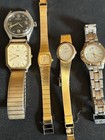 Mixed Brands Lot Of 5 Vintage Seiko Quartz  Wenger  Running 