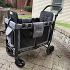 Wonderfold W2 Original Double Stroller Wagon W Canopy   Airport Bag W Straps