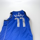Nike Luka Doncic  77 Dallas Mavericks Blue Nba Basketball Jersey Men s Lg 48