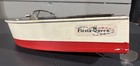 K o Japan Fleetline    fiesta Queen    Battery Operated Speed Boat -for Parts