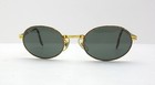 Vintage 90 s Bausch   Lomb Ray-ban Oval Unisex Sunglasses Dk Green gold Frame