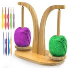  Magnetic Yarn Holder For Crocheting   Knitting wooden Yarn Wooden Color