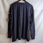 Rasco Flame Resistant Fr Henley Navy Men s Long Sleeve Shirt Chest Pocket  2xl