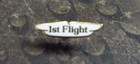 1st Flight Small Vintage Wings Pin Badge