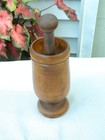 Wood Mortar And Pestle Clean