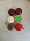 Lot Of 6 Vintage Duncan Yo-yos - Butterfly  Wooden  Glow In The Dark  Big Zapper
