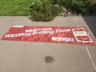 Winston Cup Nascar Banner  welcome Winston Race Fans  Dated 1983 Large 12  X 42 