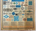 1906 Union Label Bulletin Poster American Federation Of Labor Afl Trade Unions