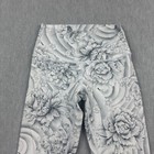 Lululemon Leggings Women 4 Twine White Multi Wunder Under Crop 21  Yoga Gym Pant