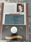 1999 American Silver Eagle  9999 Coin 24k Gold Gilded W historical Storyboard