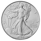 2025- w  1 Oz American Silver Eagle Coin Bu  eagle Privy 