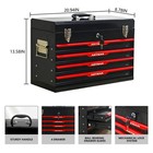 Artman 20  Portable Steel Tools Chest Cabinet 4 Drawers Storage Box Organizer