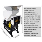 Lxt-ssc13p 220v 1ph 2 2kw 24 Rpm Slow-speed Plastic Crushing Machine 